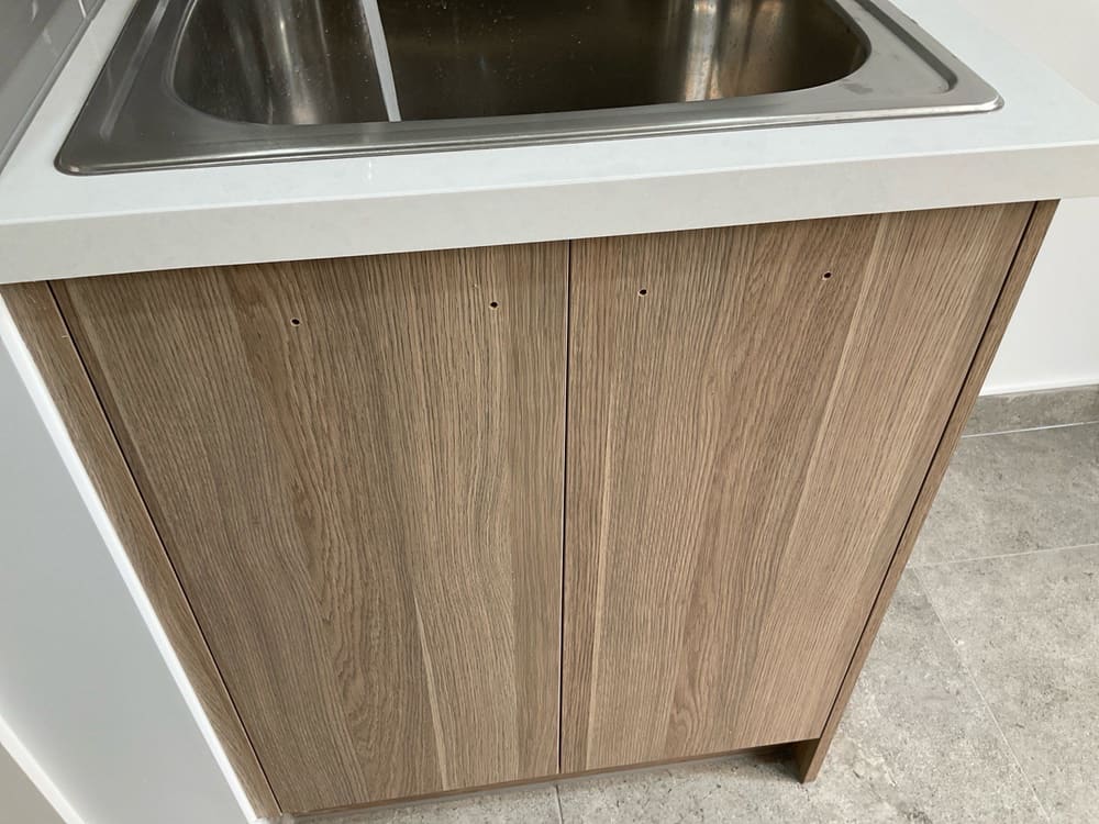 Handles incomplete throughout, recorded during a fixing inspection in Truganina