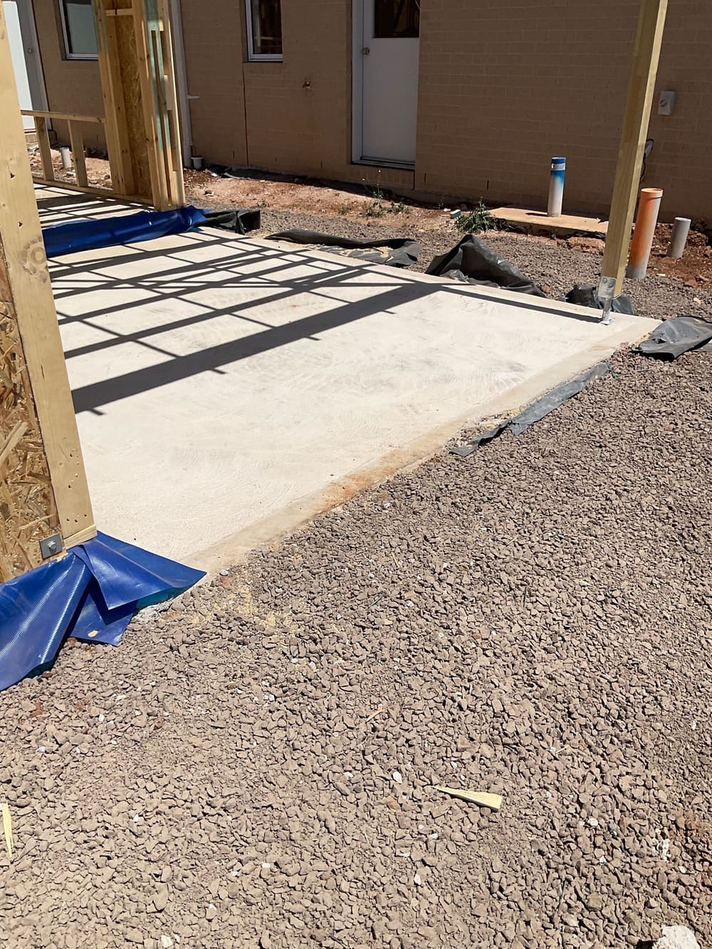 Vapour barriers sections missing, recorded during a slab pre-pour inspection in Aintree